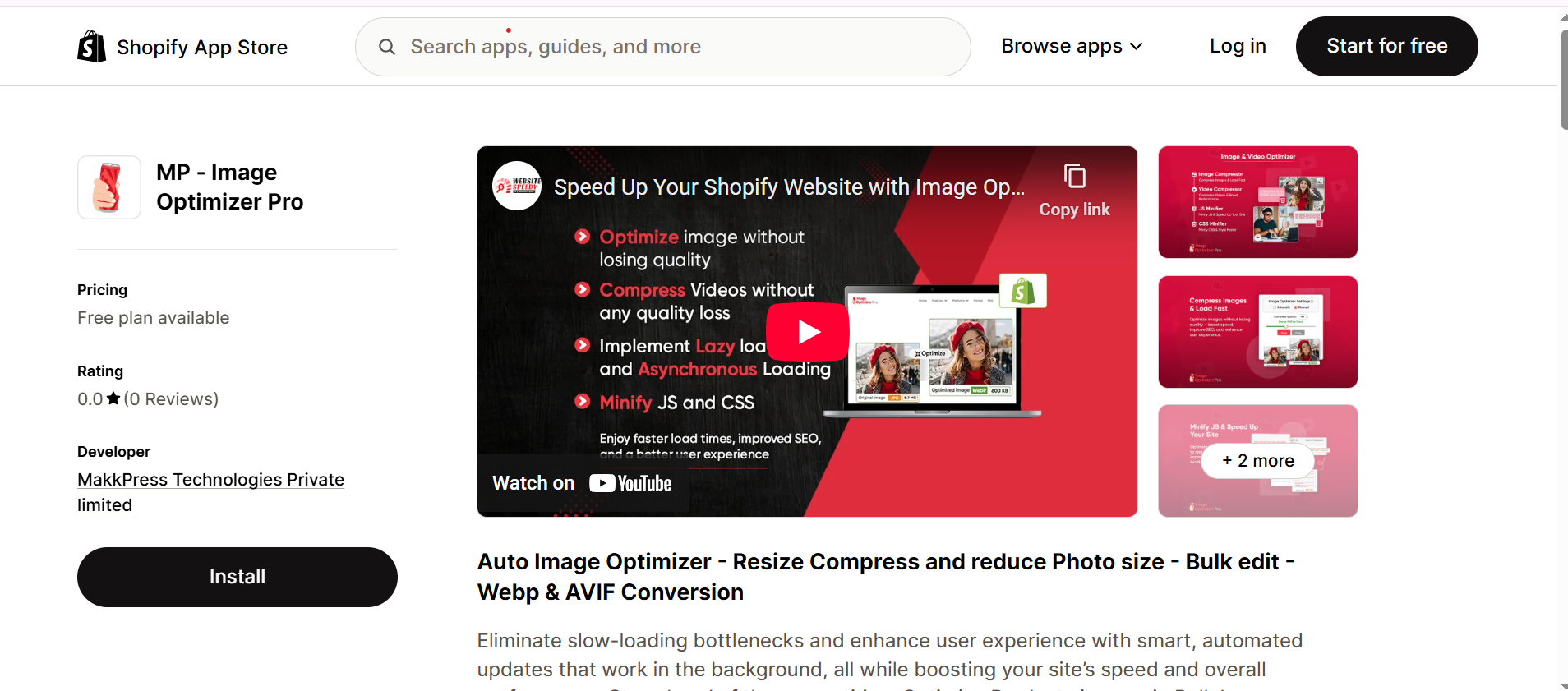 Image Optimizer Pro App For Shopify
