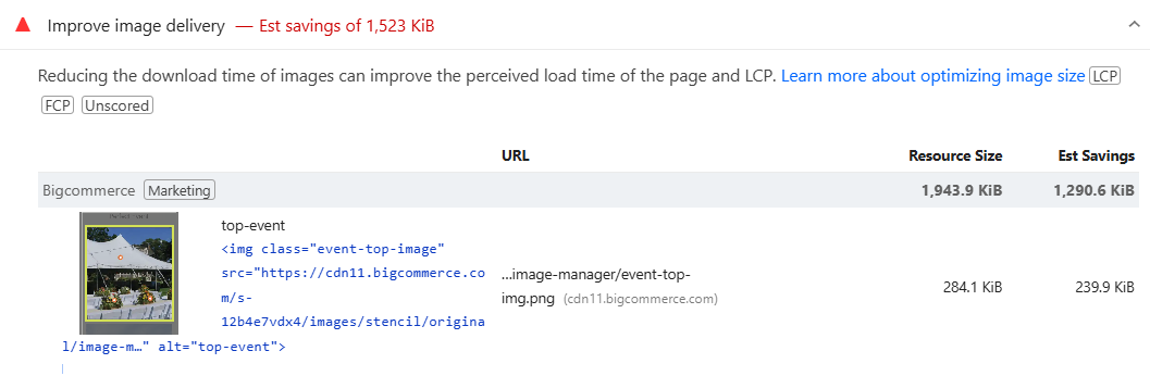Apply lazy loading to the below-the-fold images