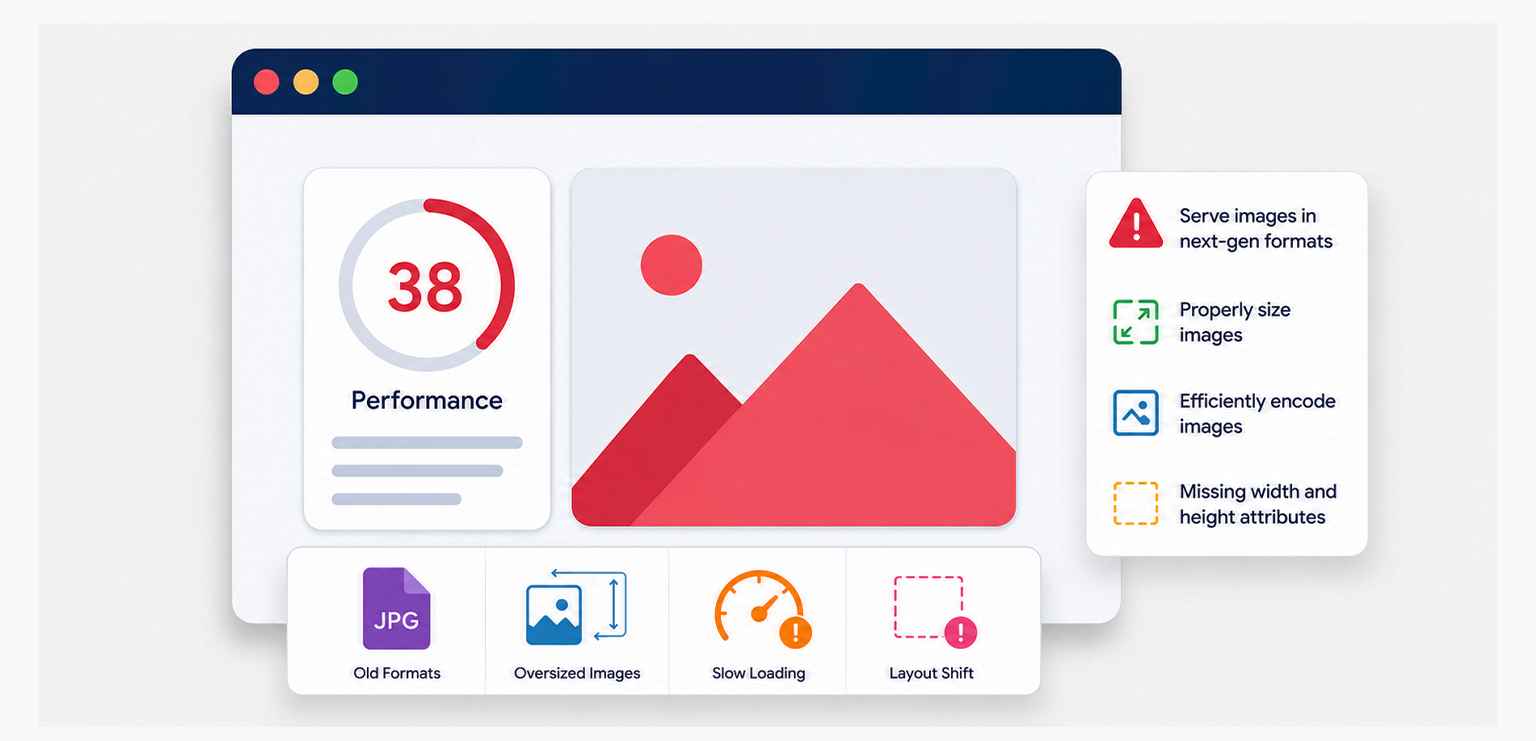 Common Image Issues Found in Google PageSpeed Insights & Fixes