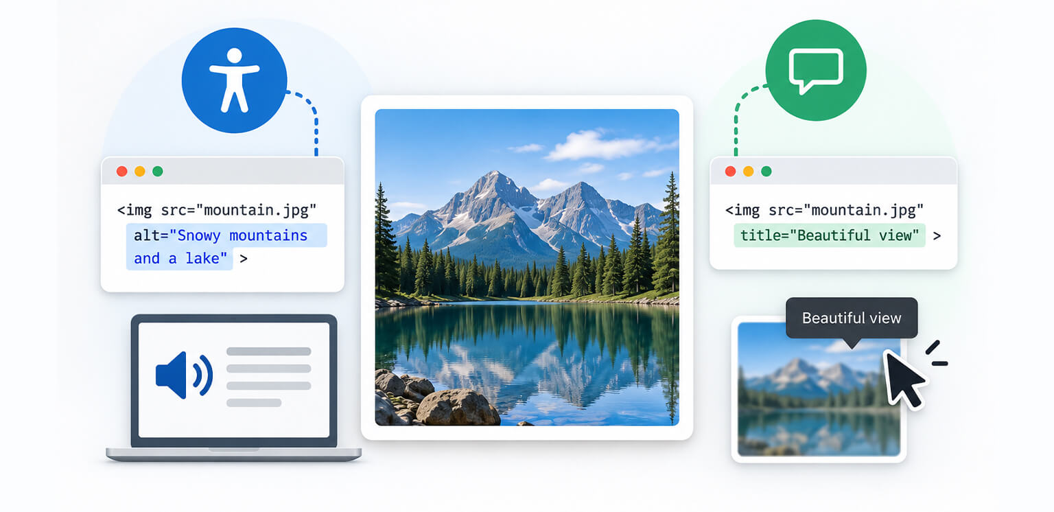 Alt Text vs Image Title: Key Differences Explained